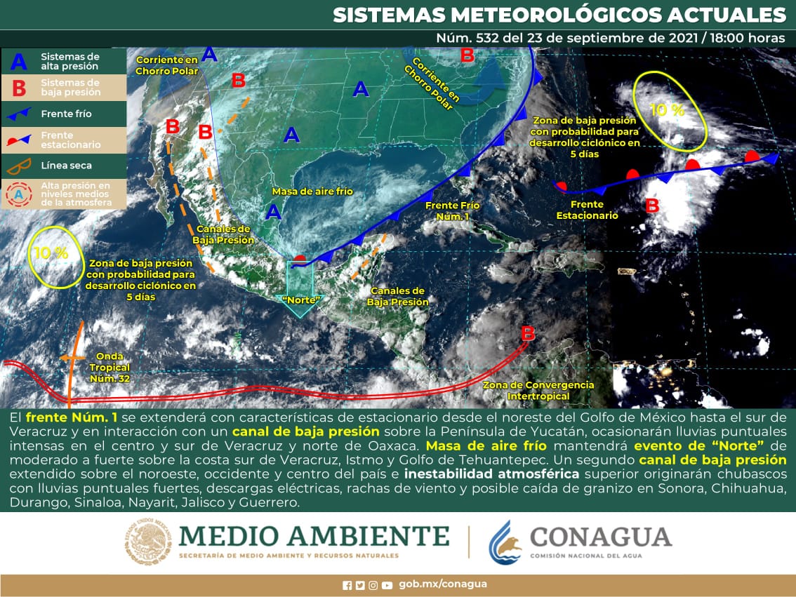 Se aproximan 56 frentes fríos en la temporada 2021 2022 La Última Nota