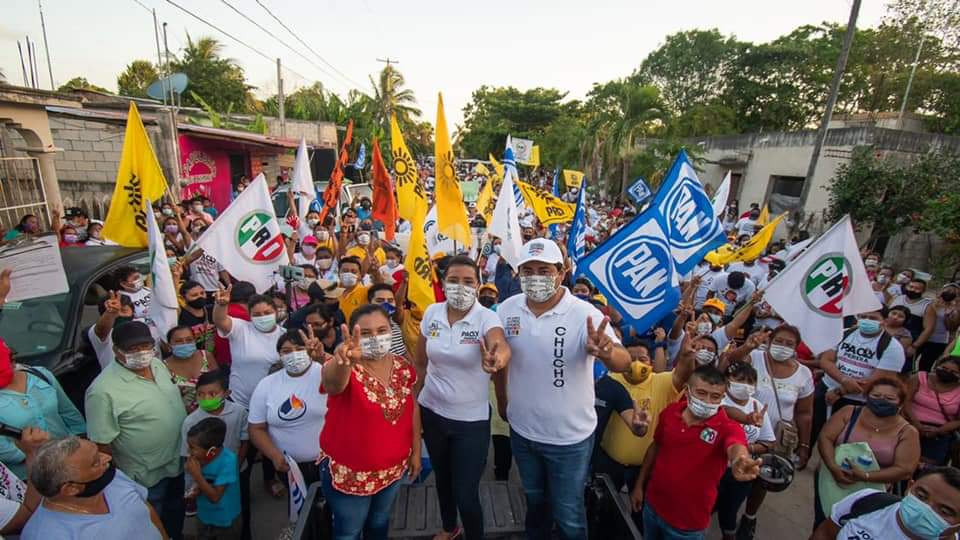 Incumplen partidos políticos con protocolos contra Covid-19 en campañas