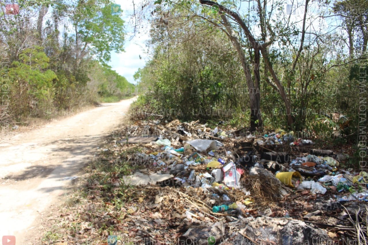 Generan tiraderos clandestinos comunidades de la zona maya