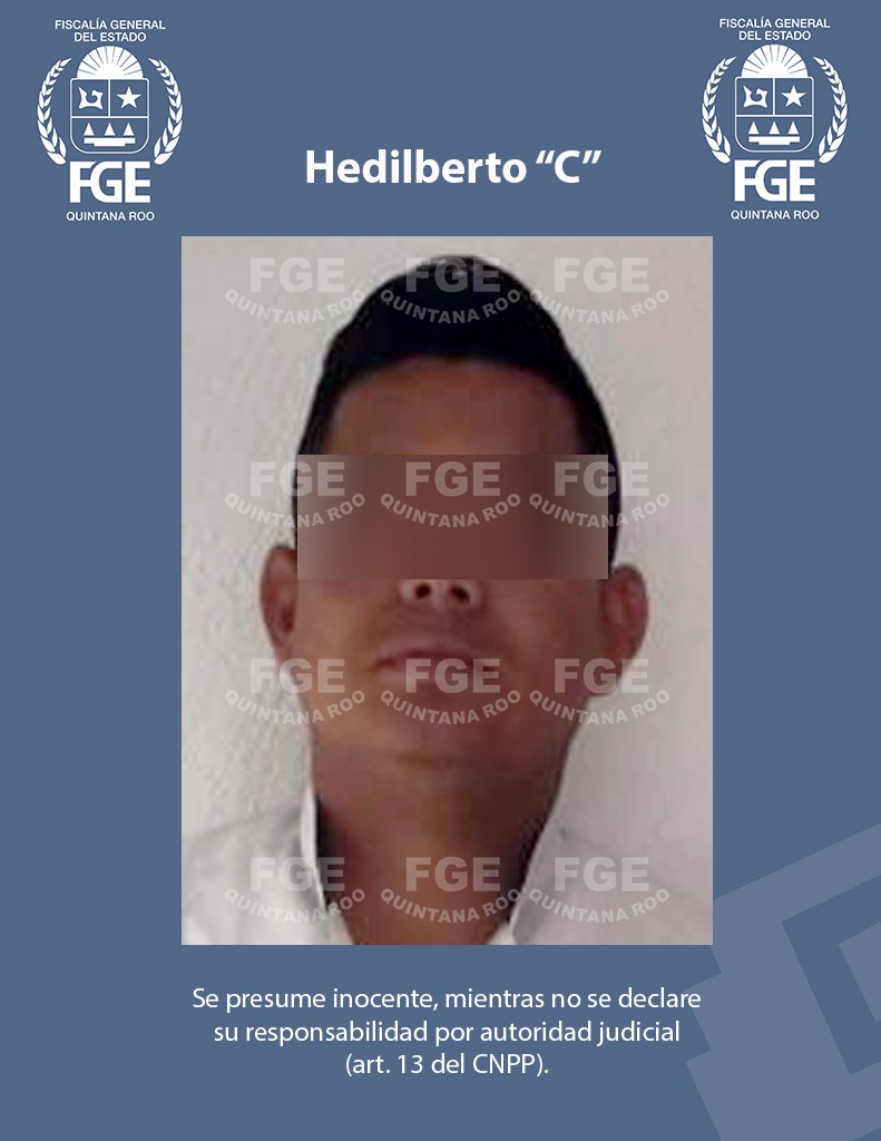 Aprehensión a Hedilberto “C” por el delito de feminicidio y homicidio en grado de tentativa en agravio de una pareja