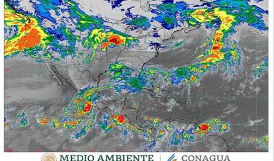 Canal de baja presión y onda tropical provocará lluvias en Quintana Roo