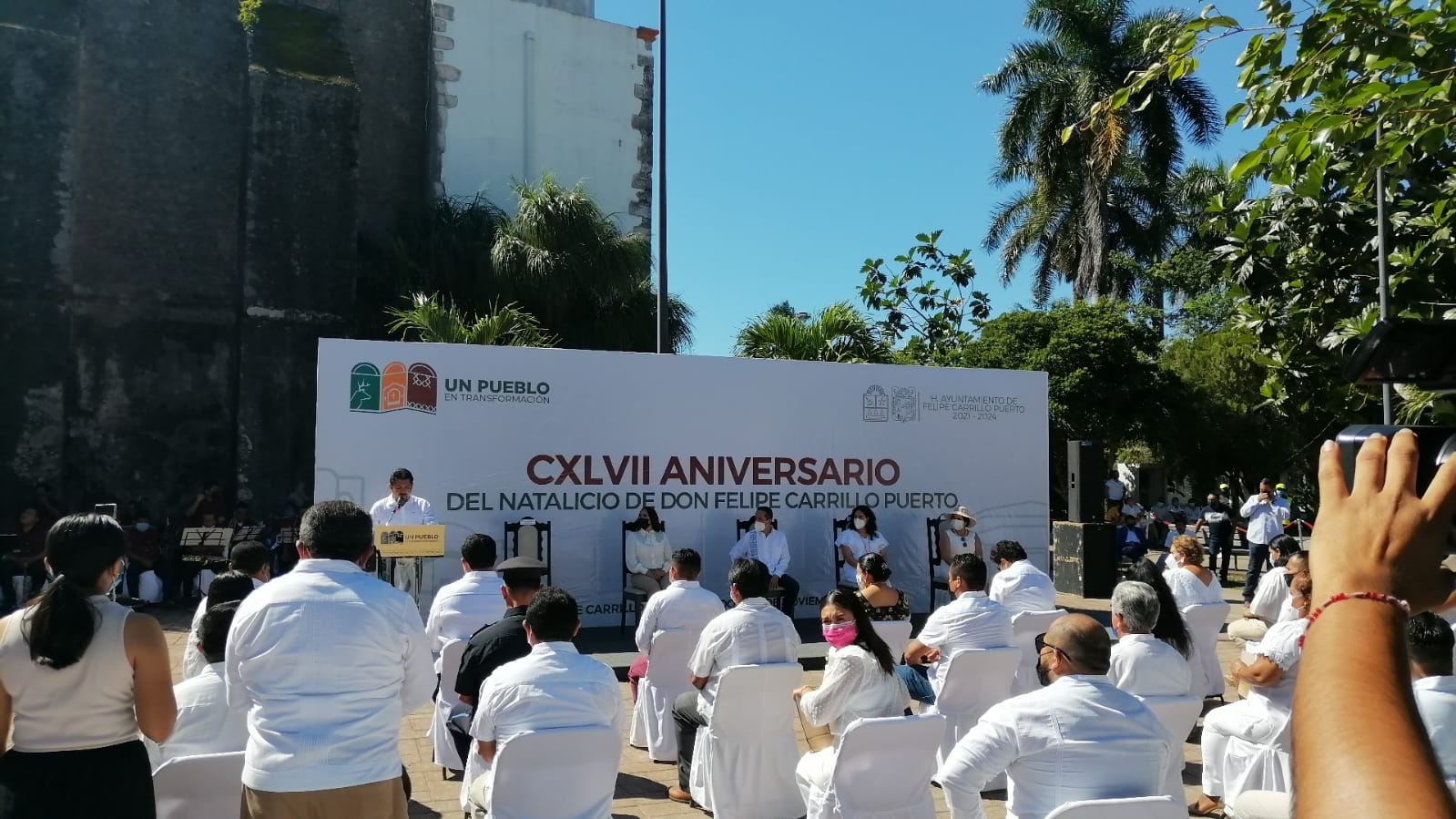 Comemoran al “Apóstol de la Raza” en la Zona Maya