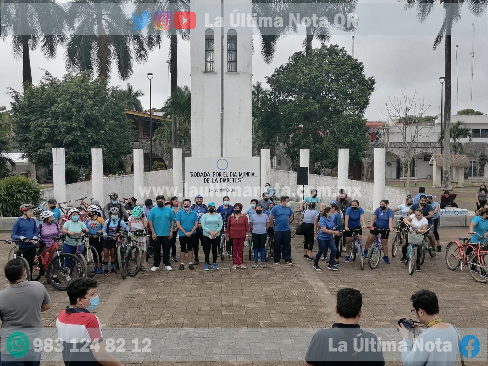 Realizan rodada para la concientización de la diabetes en FCP