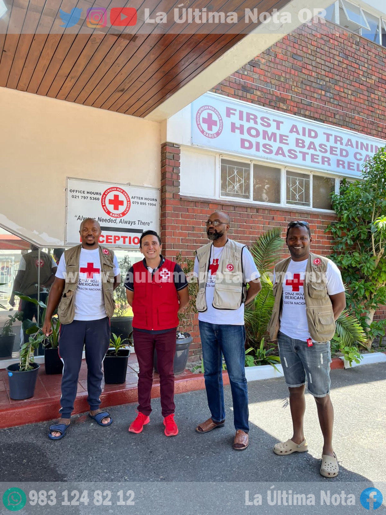 Crea vínculos la Cruz Roja Mexicana de FCP en Sudáfrica