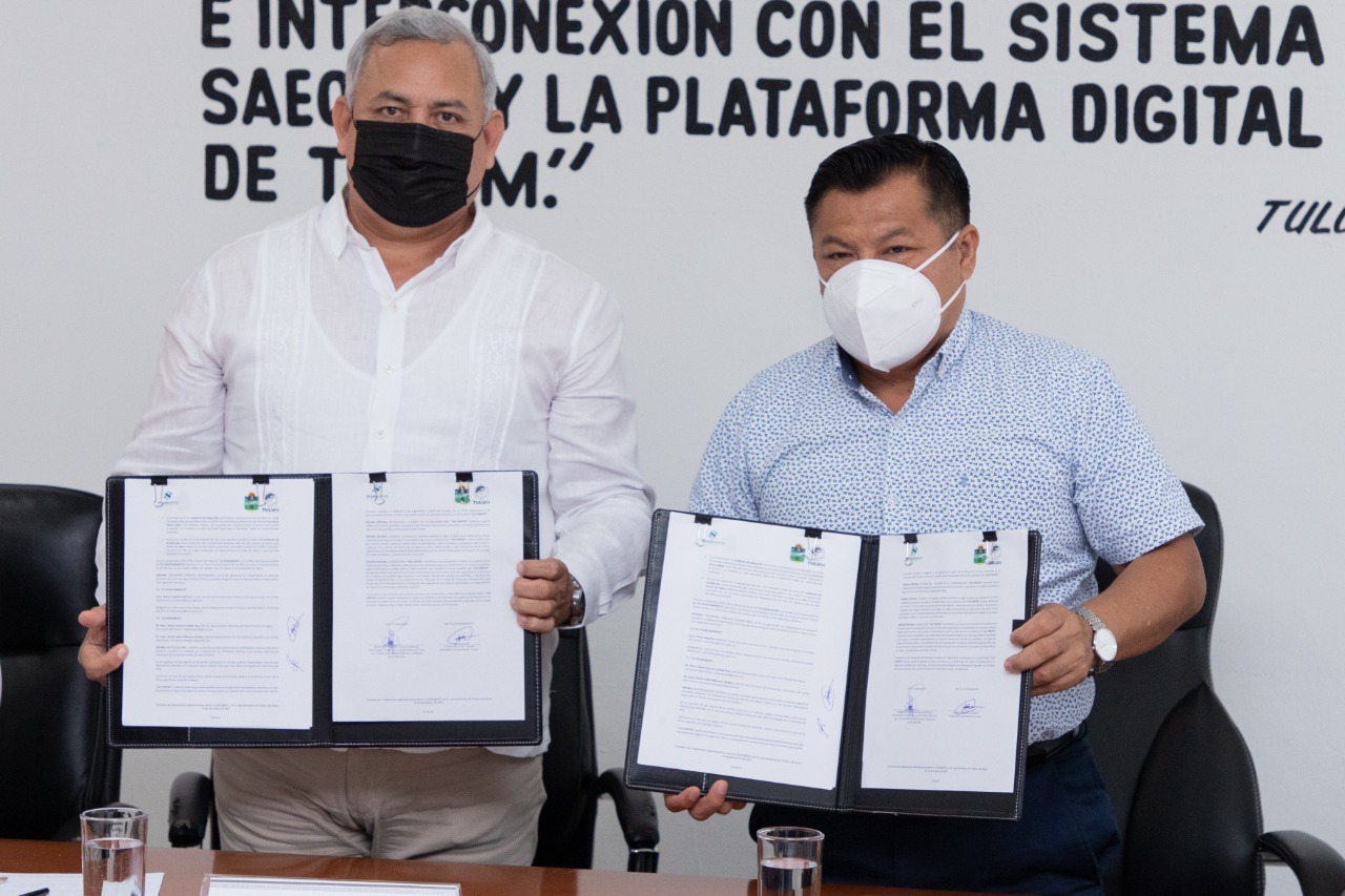 AYUNTAMIENTO DE TULUM FIRMA CONVENIO CON EL SISTEMA ANTICORRUPCIÓN DEL ESTADO DE Q.ROO