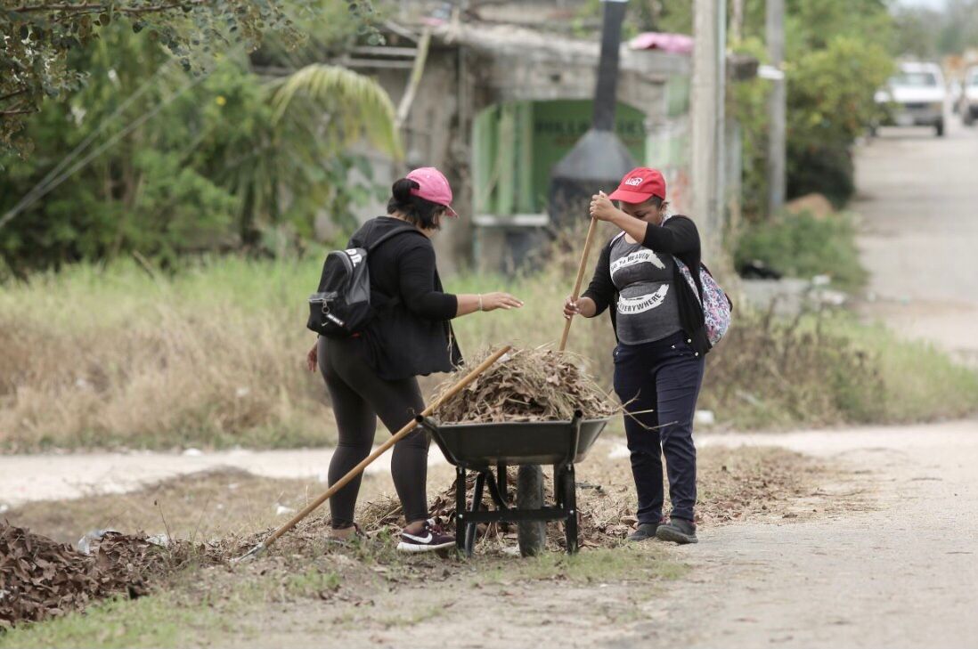 Concluye exitoso programa de Empleo Temporal que lanzó la Presidenta Municipal Mary Hernández en Felipe Carrillo Puerto