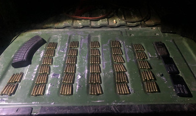 Guardia Nacional encuentra en Chihuahua alrededor de 150 cartuchos útiles para arma ar-15
