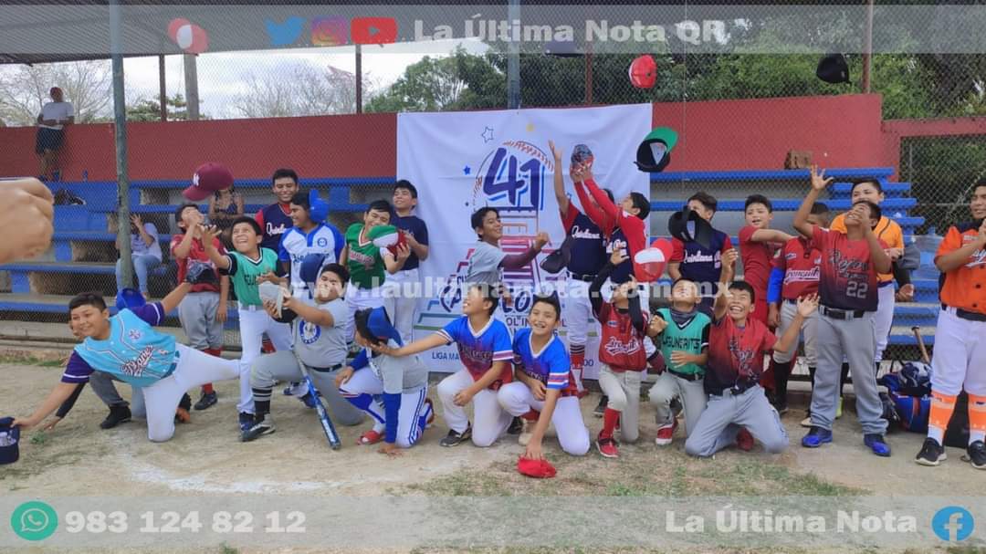 Niños representarán a Quintana Roo en béisbol nacional