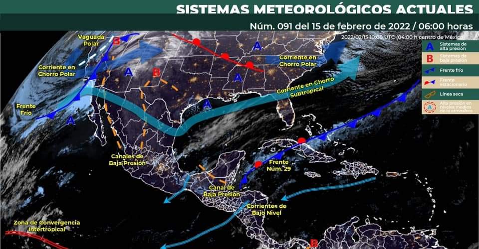 Pega el frío en la zona maya; llega a 14 grados
