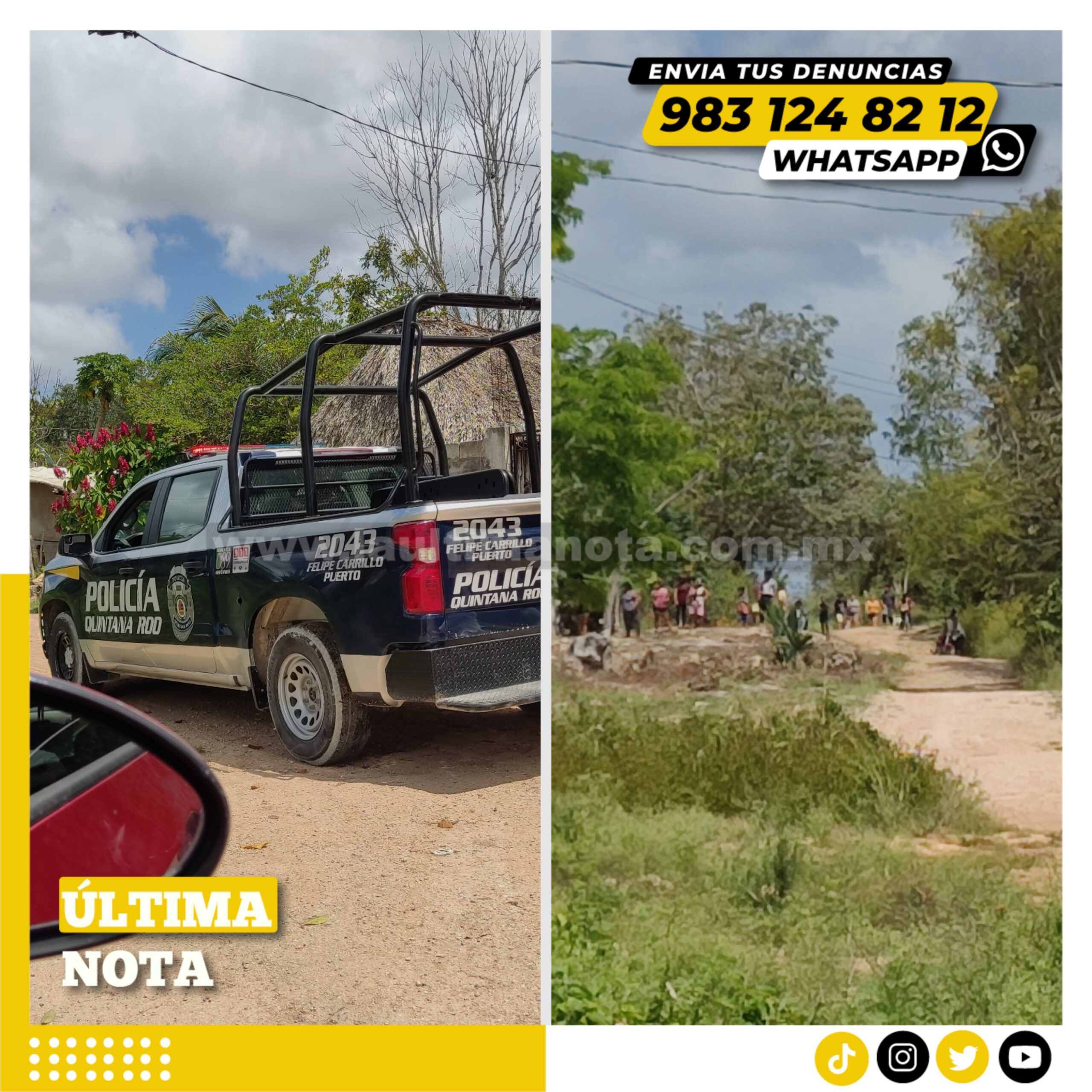 Apedrean a joven en Carrillo Puerto