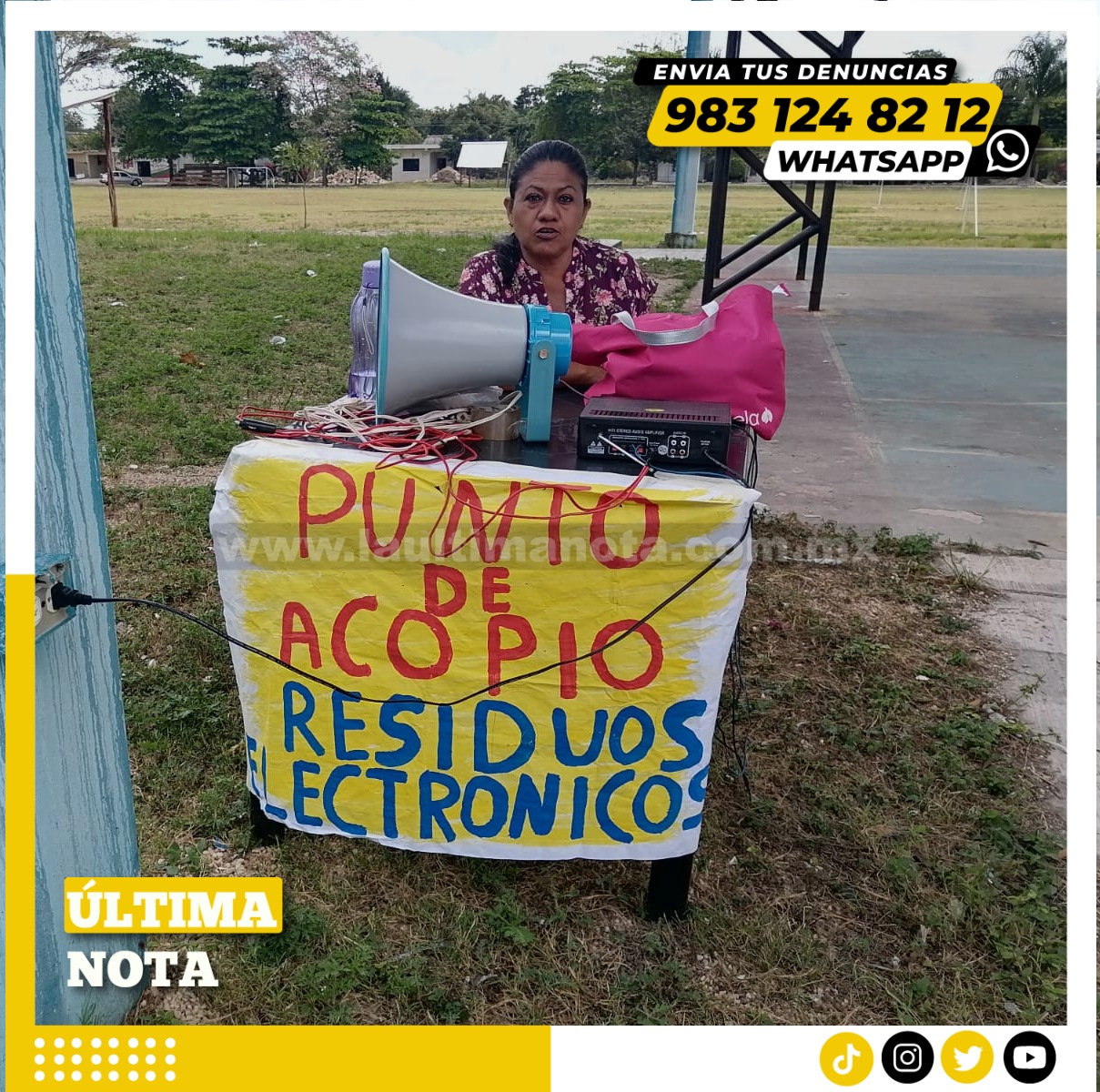 Firma Ayuntamiento con Relmex para deshacerse de residuos electrónicos