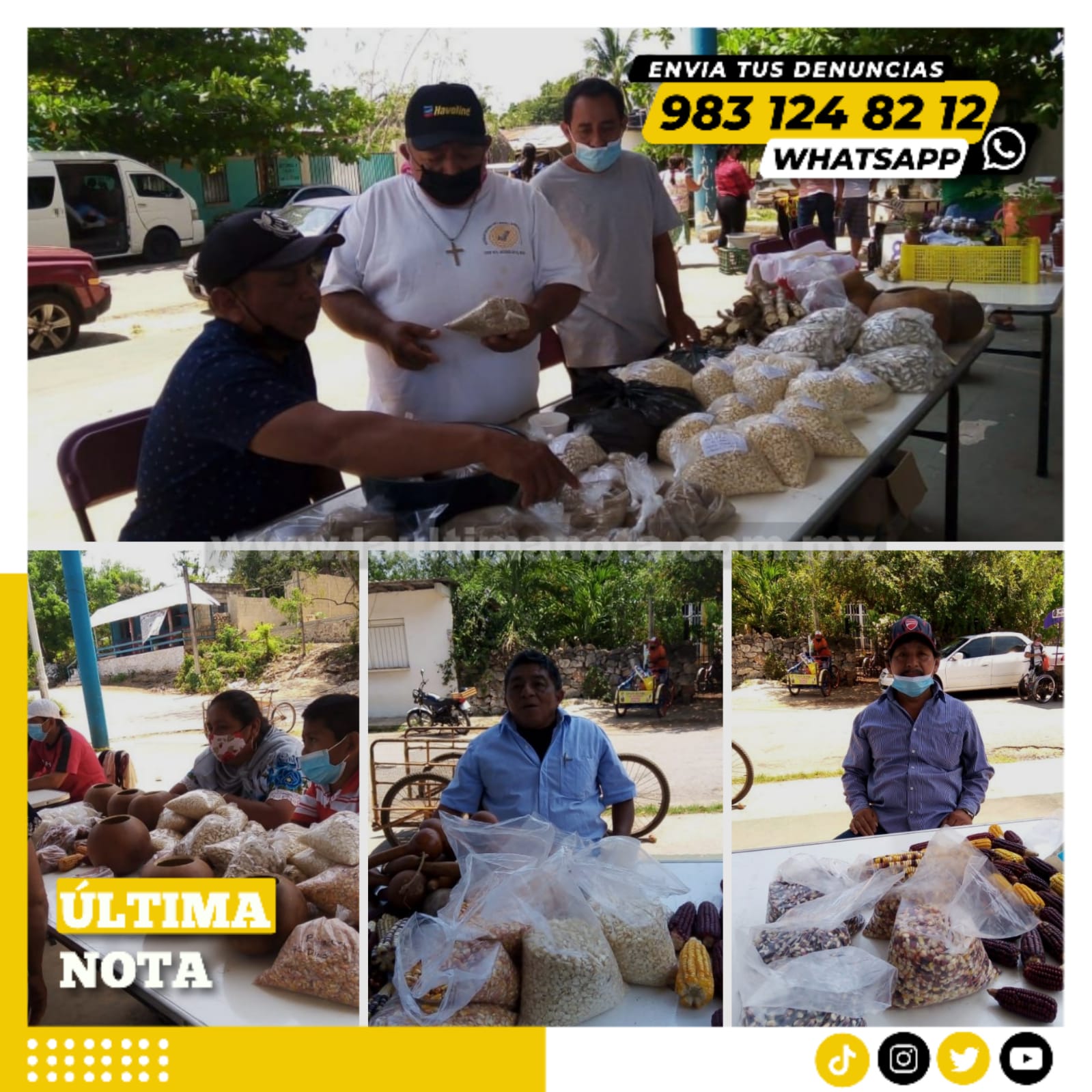 Campesinos de Felipe Carrillo Puerto, Quintana Roo, Yucatán y Campeche se encuentran listos para la fiesta de semillas nativas de la península de Yucatán 2022.