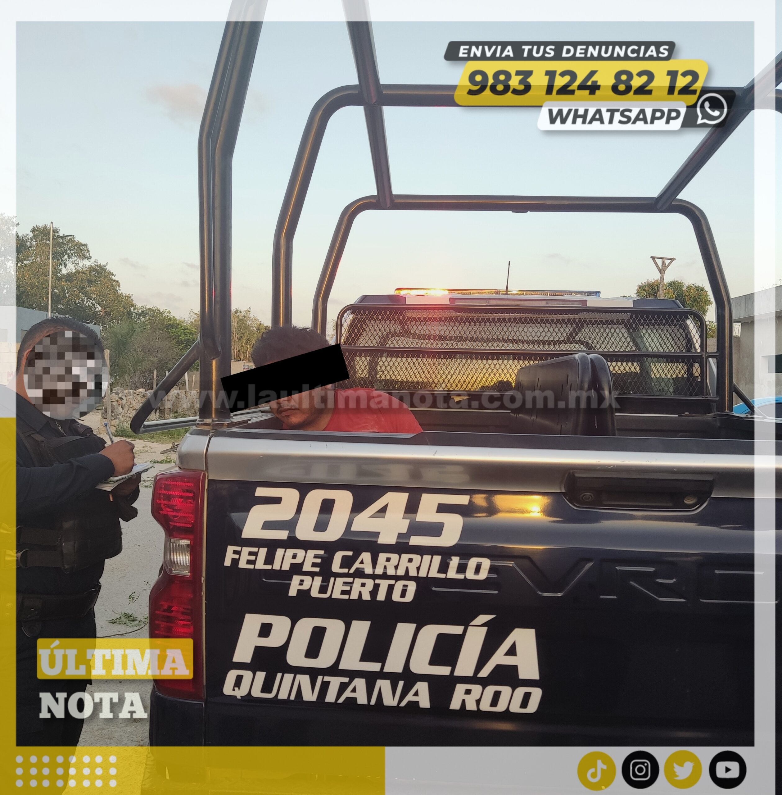 Dan calentada a ladrón en F.C.P.