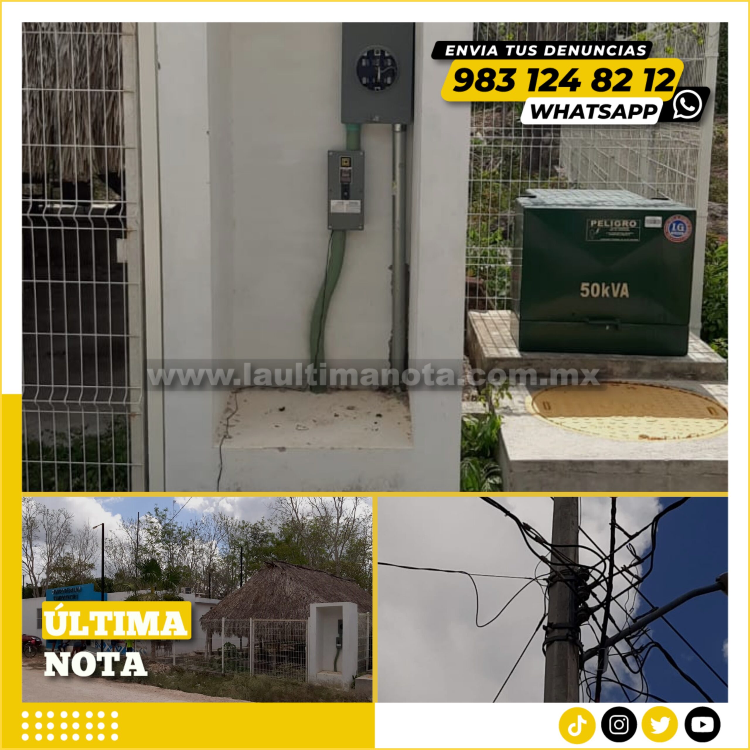 Sufre personal de centro de salud por falta de corriente