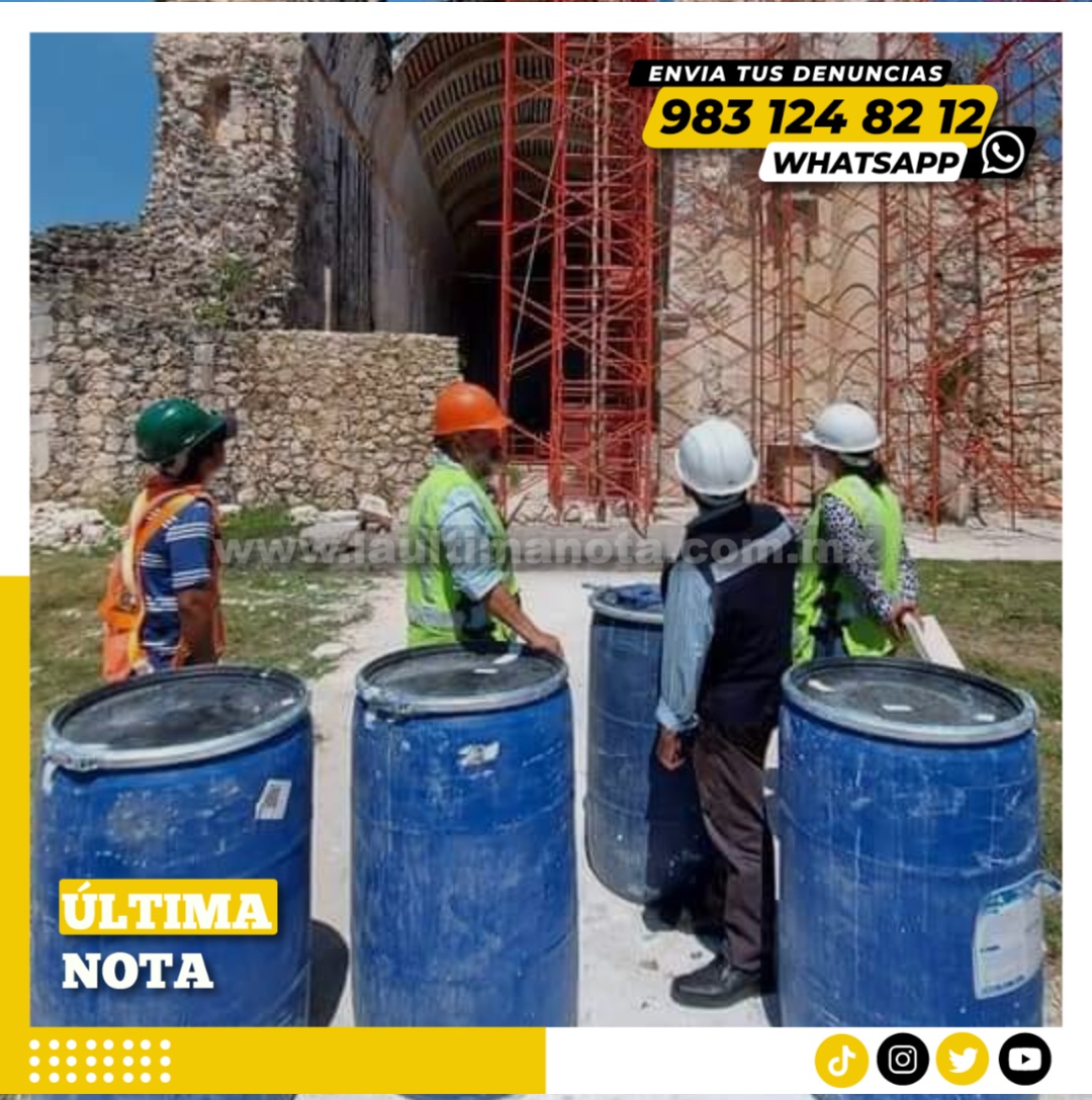 Inicia Inah con trabajos de remodelación de Iglesia de Tihosuco