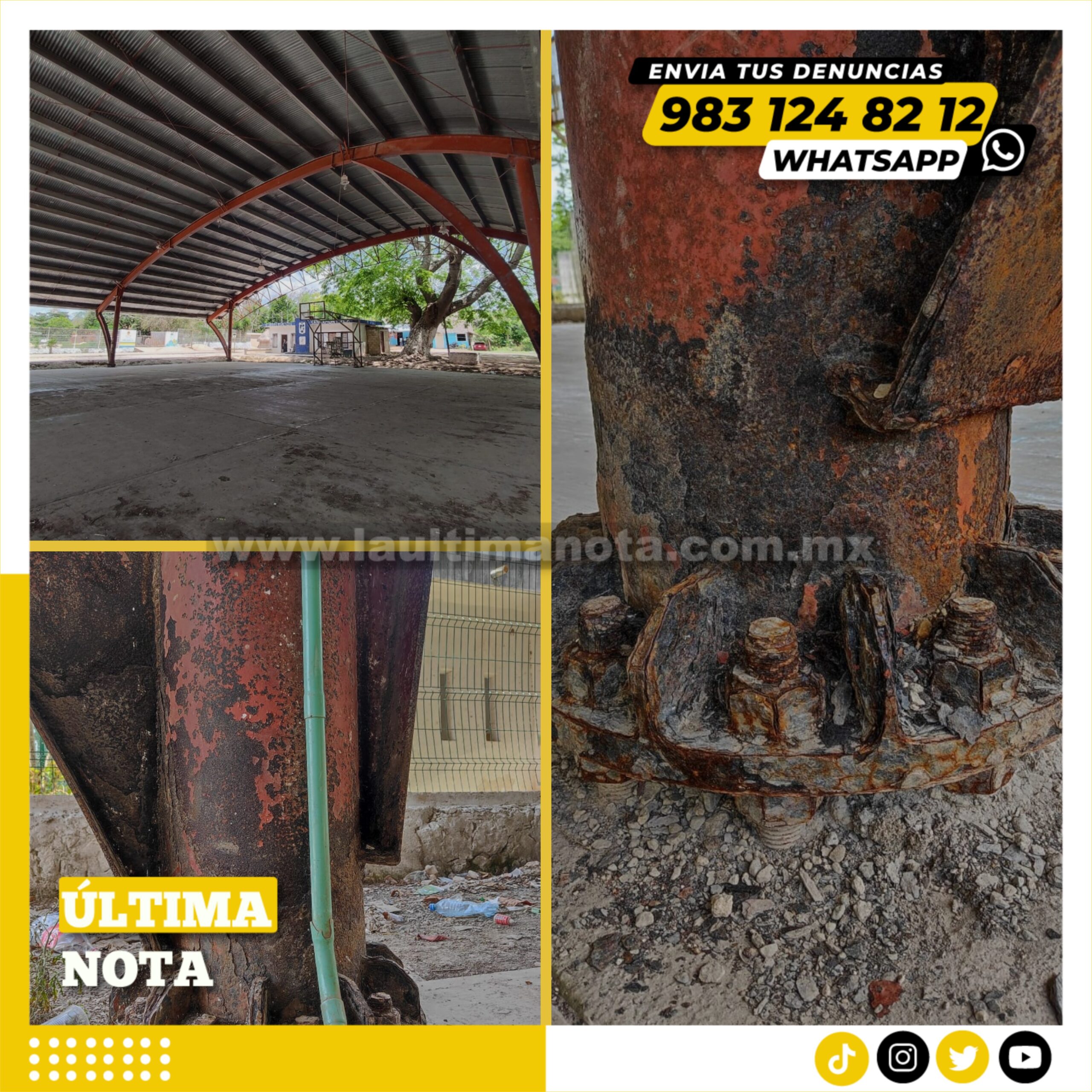 Temen a colapso de domo en San Ramón