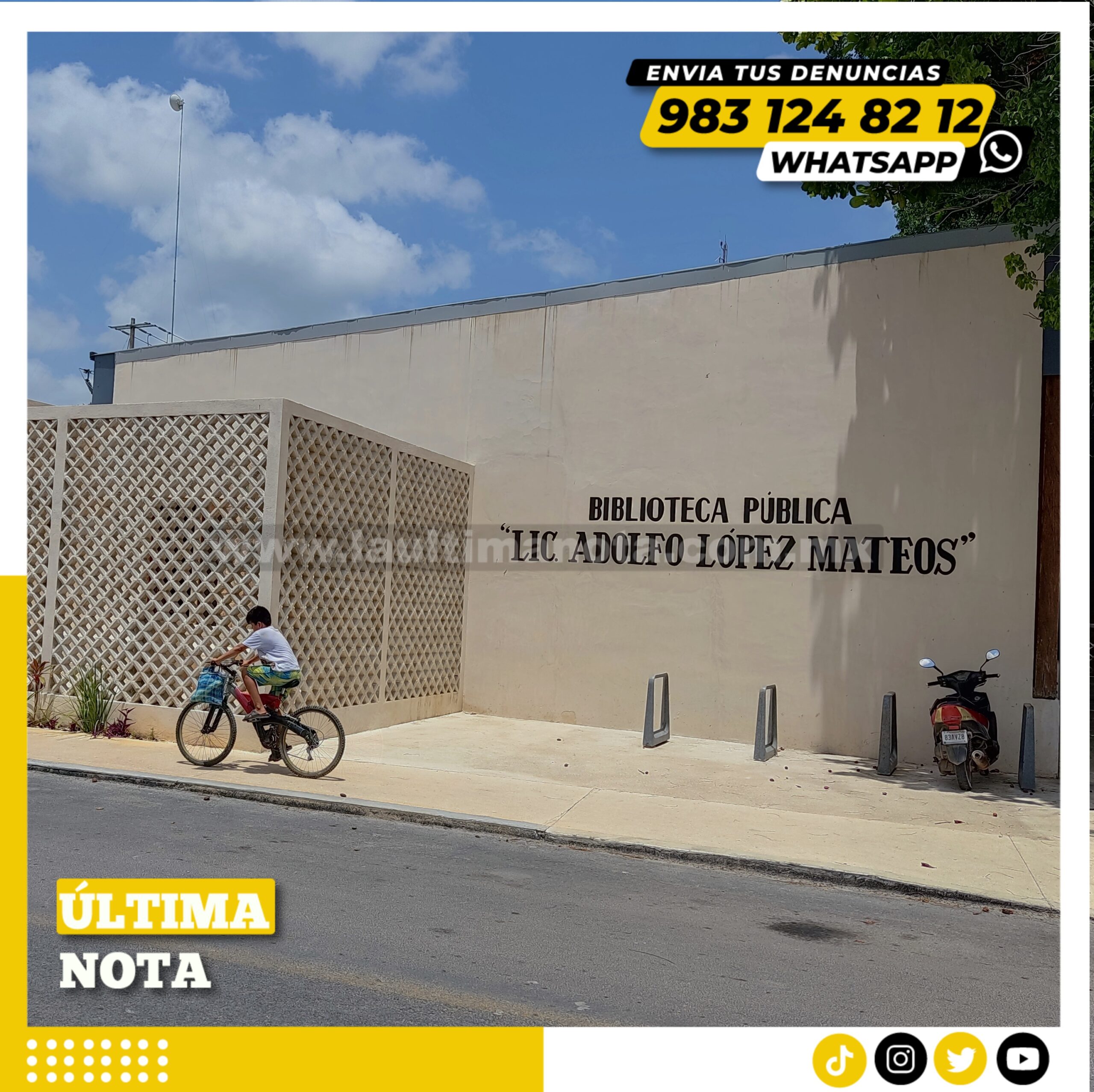 Un 50% de usuarios dejan de asistir en la biblioteca López Mateos