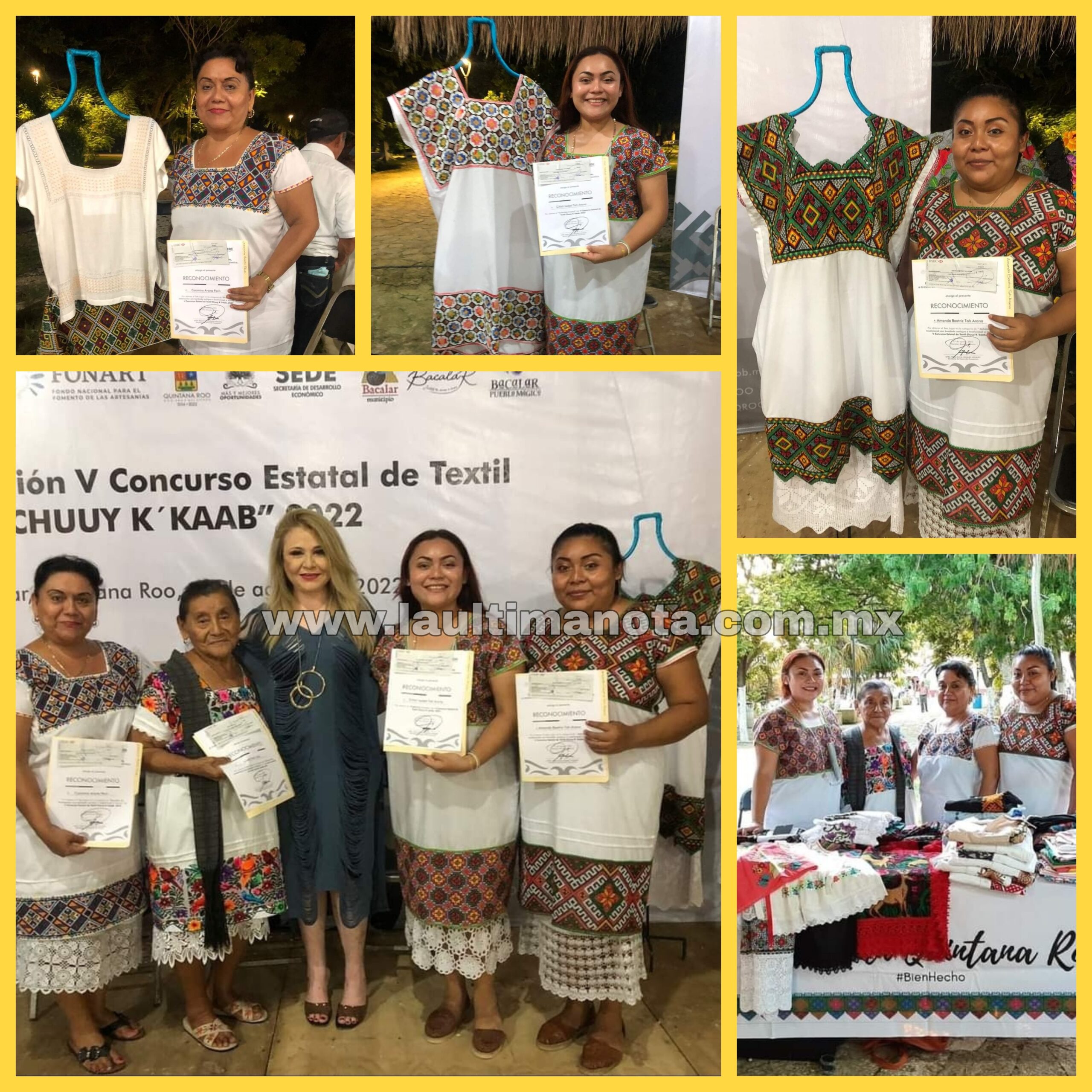 Mujeres mayas son reconocidas por su talento en el bordado