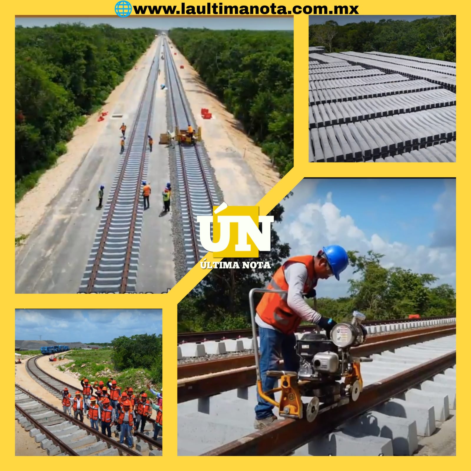 Avanza Tren Maya con pasos de fauna elevados y segunda vía férrea de Cancún a Mérida entre las obras
