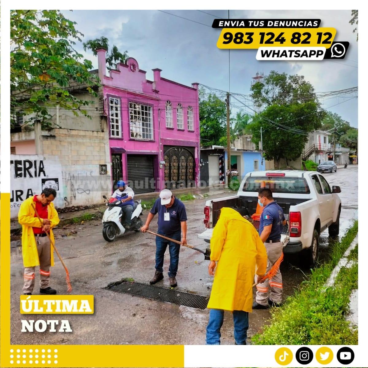 Casi sacan 100 kg de basura en pozos de absorción en FCP