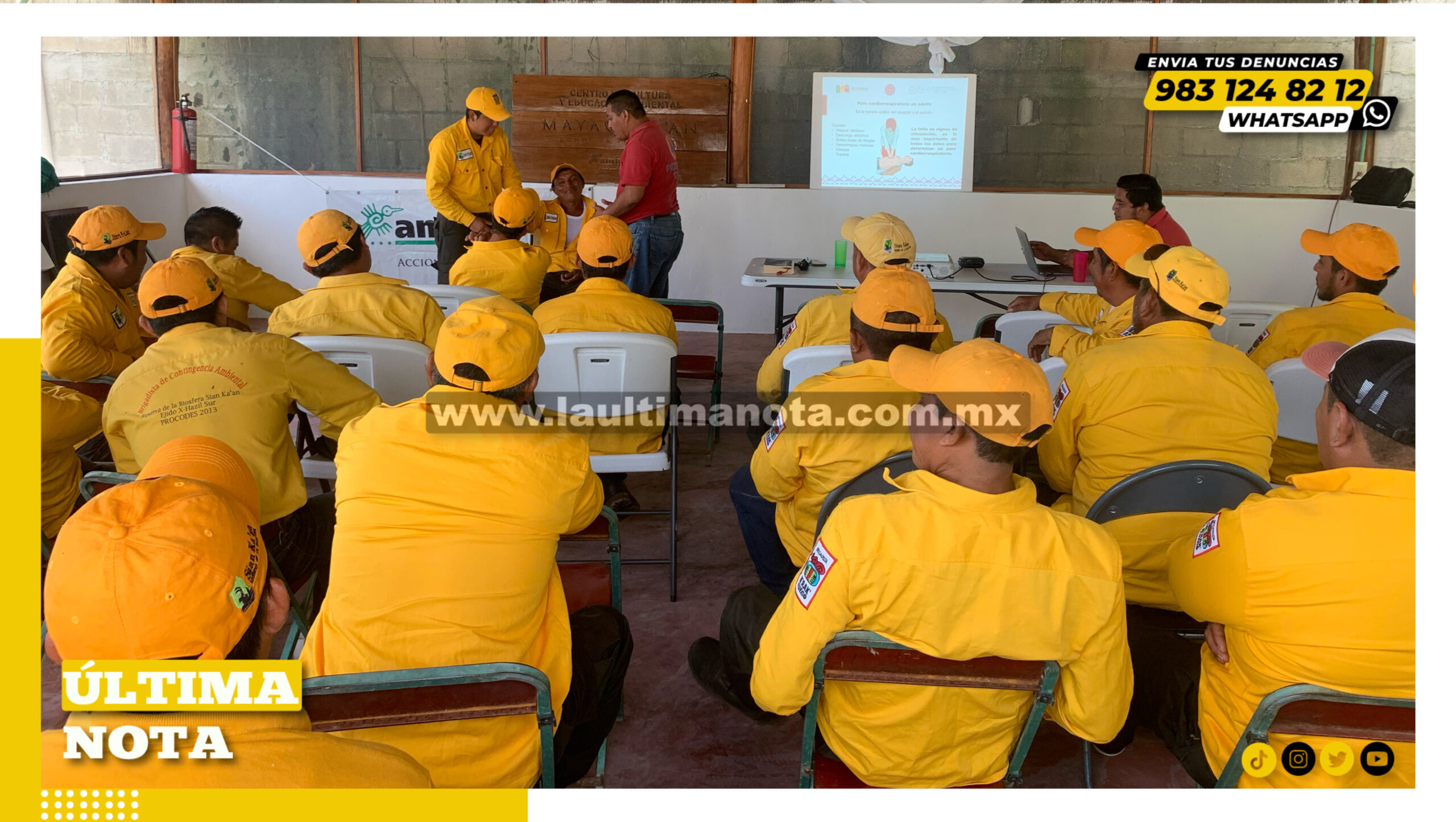 Amigos de Sian Ka’an capacitan a brigadas comunitarias