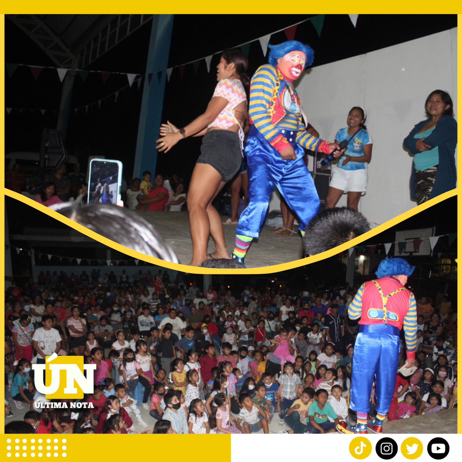 Concluye con éxito noche familiar en el domo de la Juan Bautista Vega