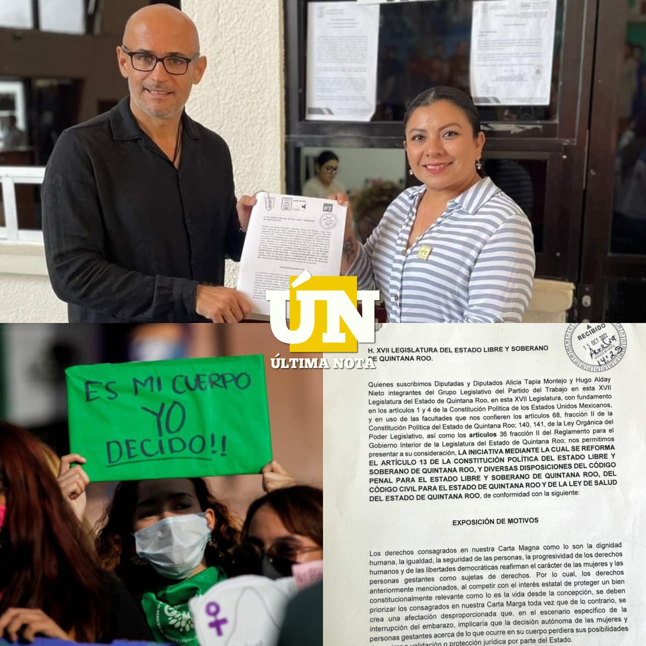 Presentan iniciativa para aborto seguro en Quintana Roo