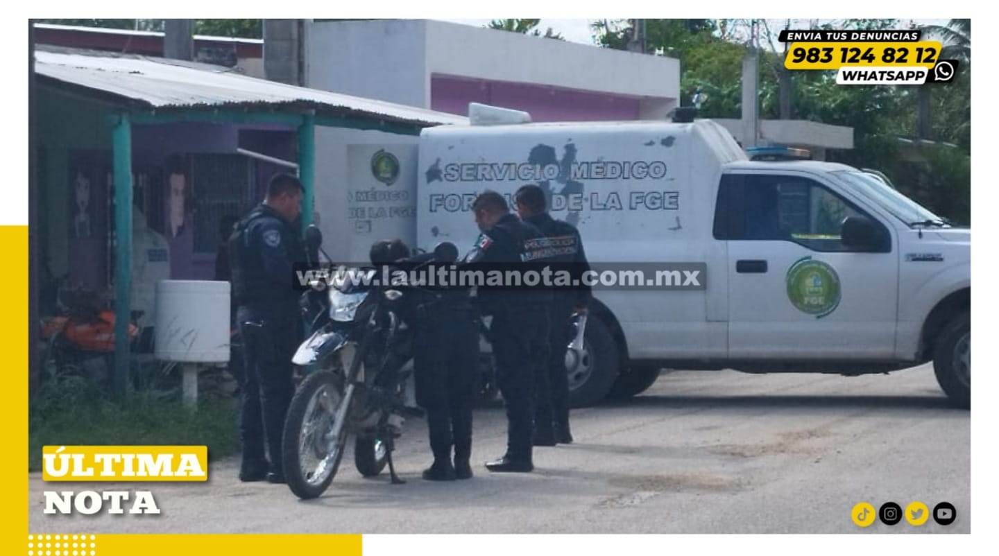 Mujer decide salir por la puerta falsa en Carrillo Puerto