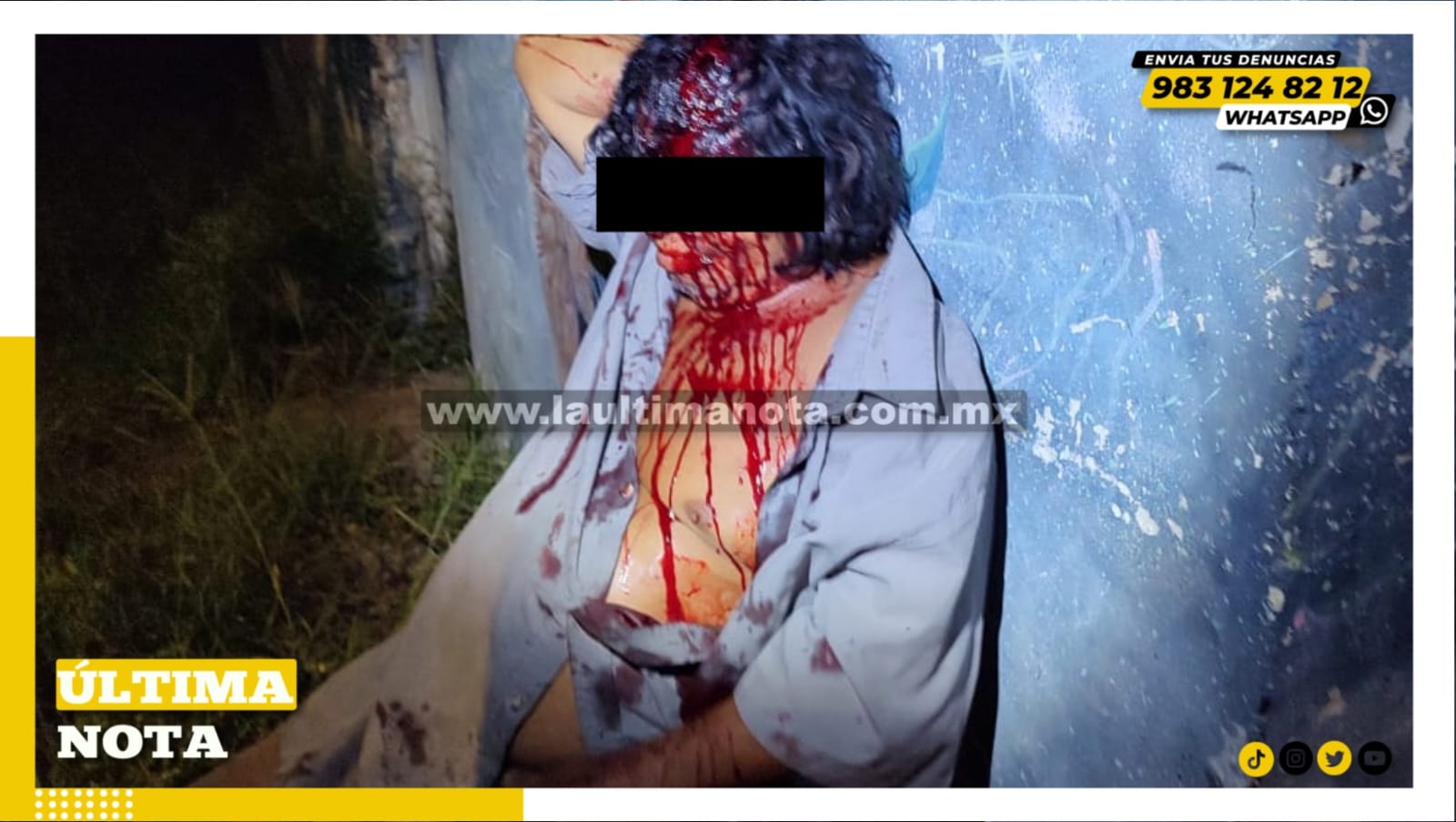 Le pegan machetazo en la cabeza a hombre en Chunhuhub