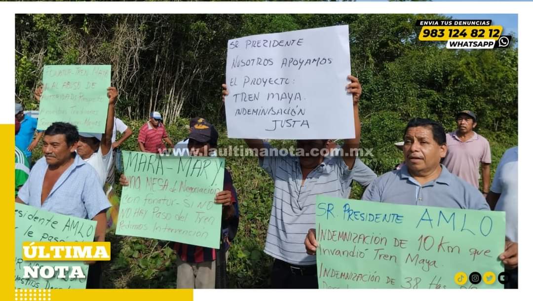 Amenazan con bloqueo carretero ejidatarios de X-maben