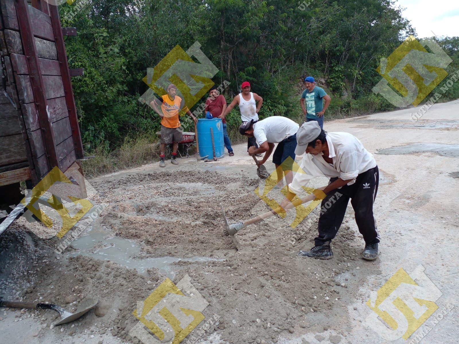 Brindan solución a demanda añeja en reparación de calle