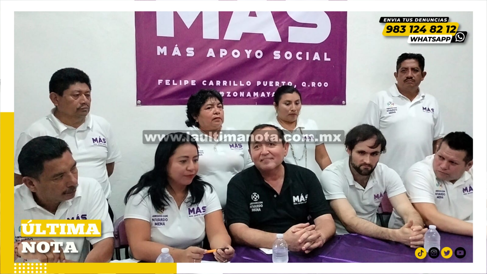 Reinauguran casa de gestión del partido MAS en Carrillo Puerto