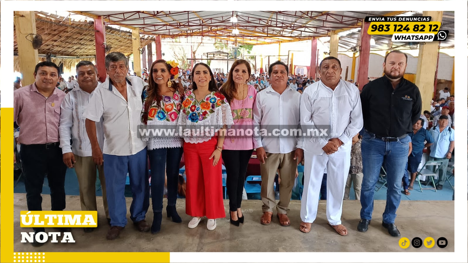 Entrega INMAYA apoyos a dignatarios mayas de Felipe Carrillo Puerto