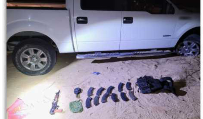 En Sonora, Guardia Nacional detiene a personas en posesión de material bélico