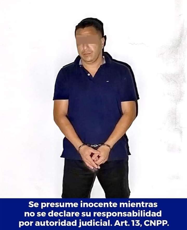 La SSP detiene a presunto narco en la entrada a Chetumal.
