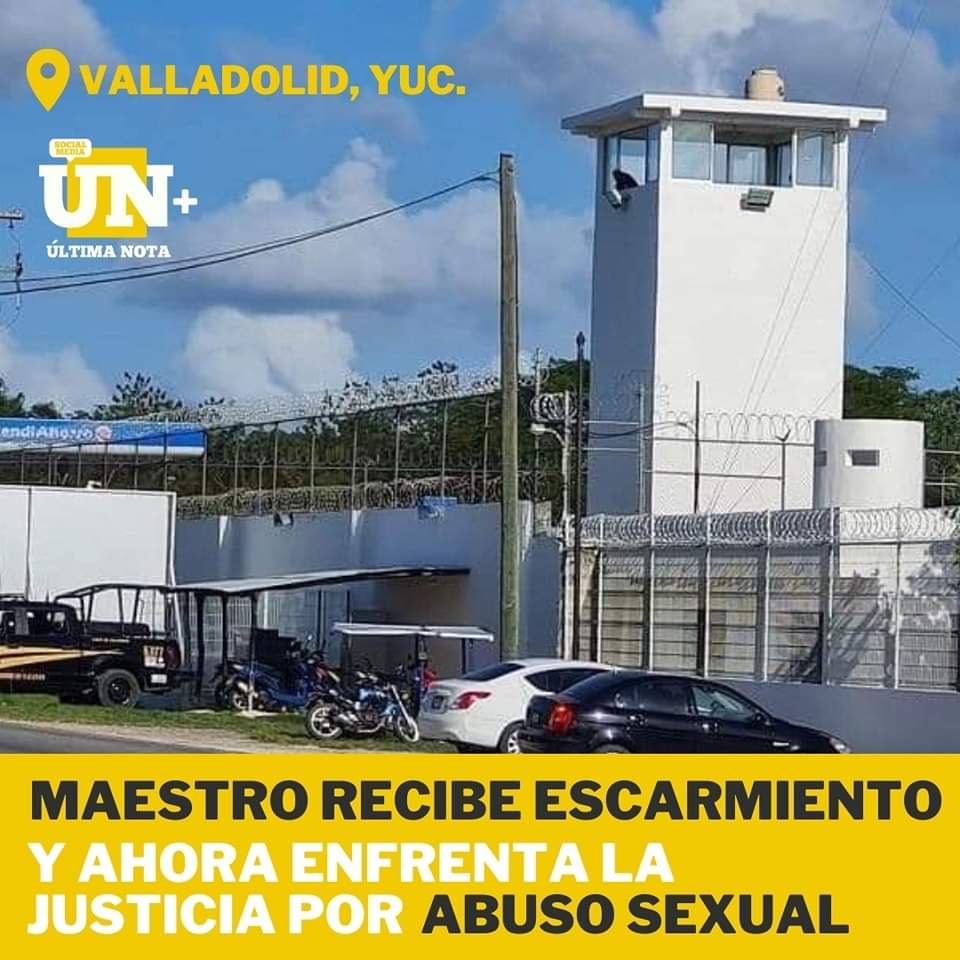 Maestro de Q. Roo fue golpeado y detenido por abuso sexual en Valladolid