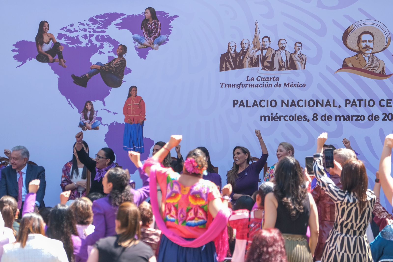 Las mujeres trabajamos en la transformación del país: Mara Lezama