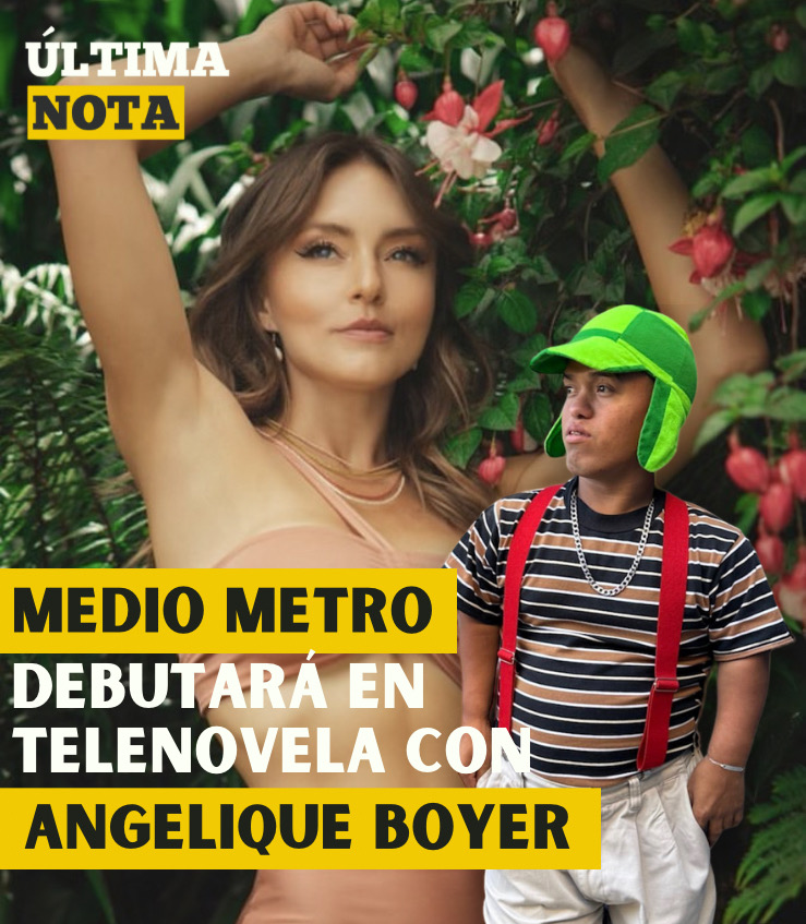 Medio debutará como actor junto a Angelique Boyer.