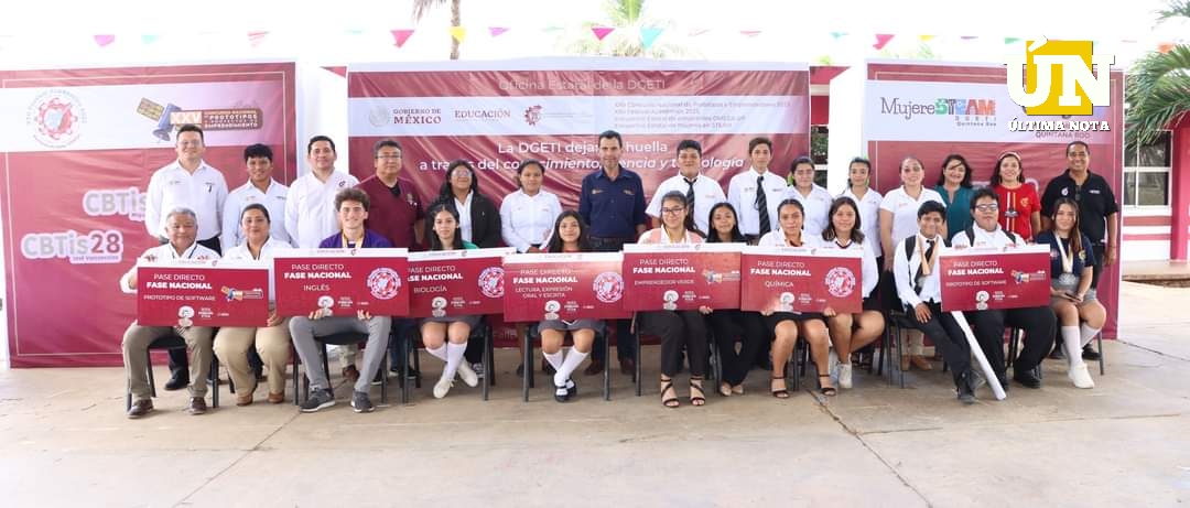 Se van a la nacional alumnos del Cbtis tras coronar en concursos estatales