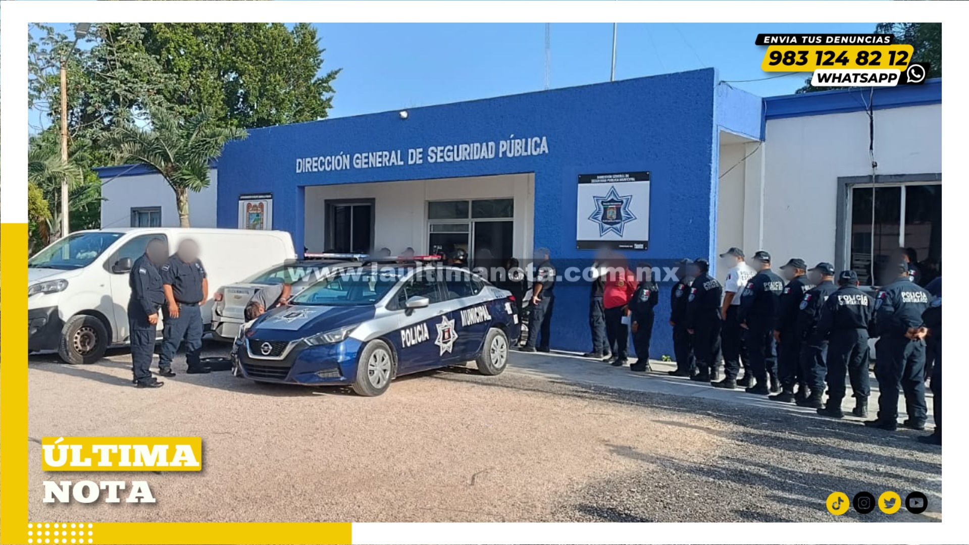 Le cae antidoping sorpresa a la Policía Municipal de Carrillo Puerto