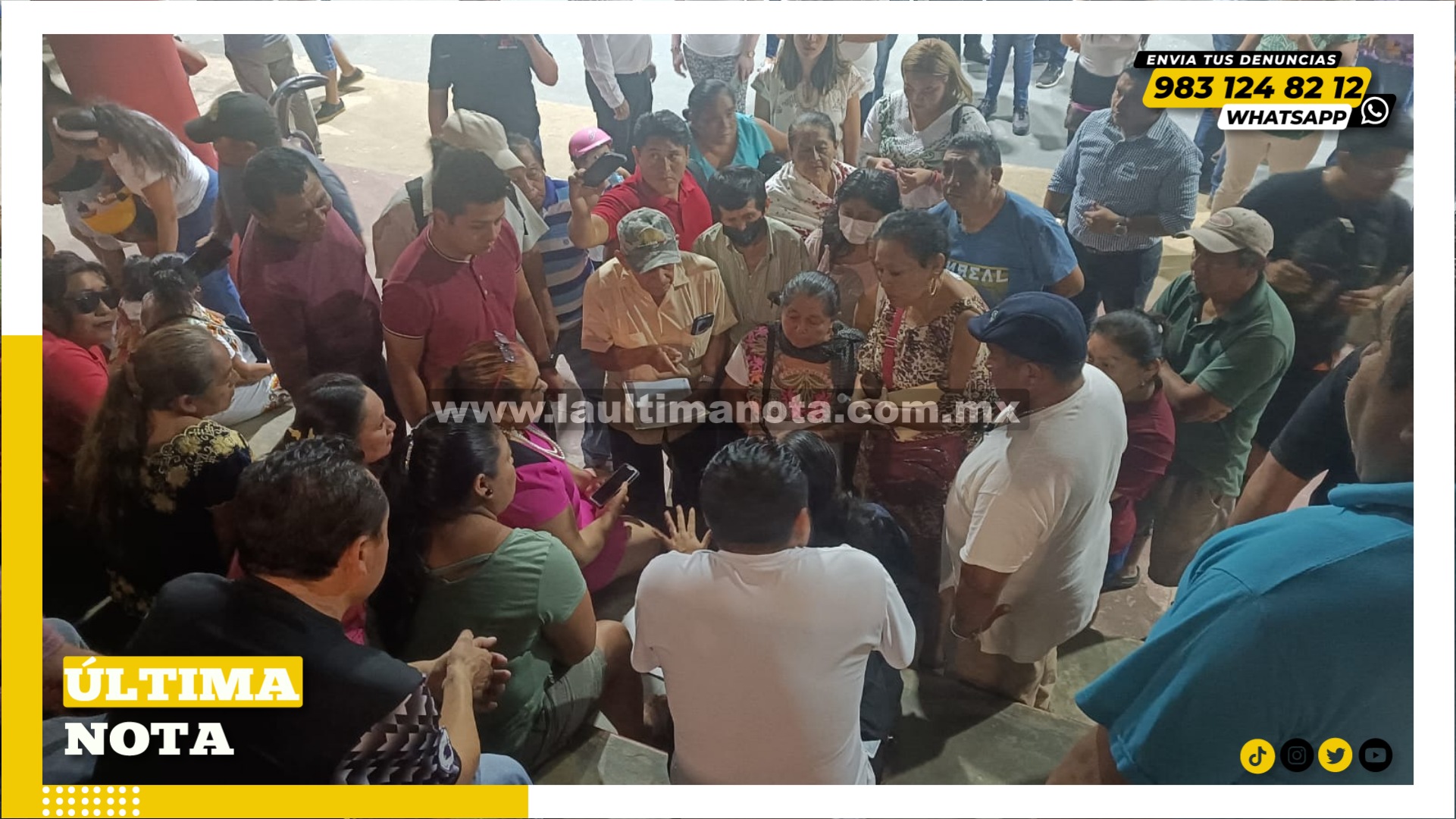 Casi llega a golpes reunión de “invasores” con autoridades del Estado