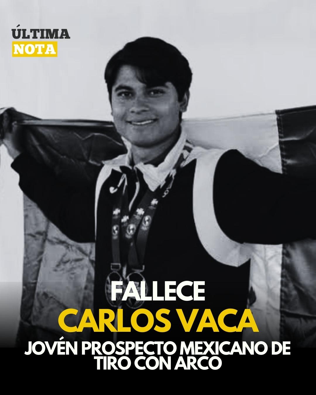 Fallece Carlos Vaca, joven prospecto mexicano de tiro con arco