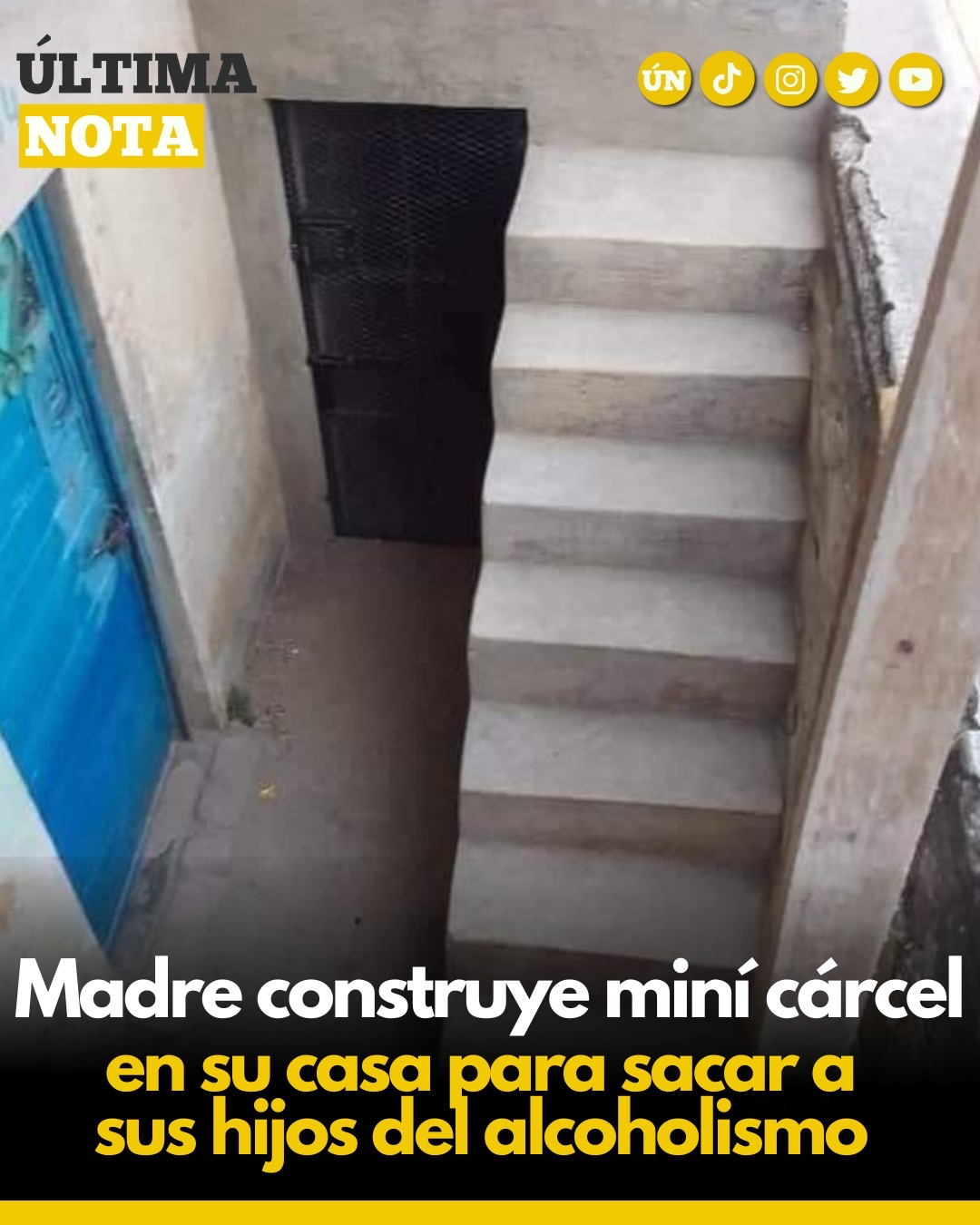 Construye una miní cárcel para encerrar a sus hijos y ayudarlos con el alcoholismo