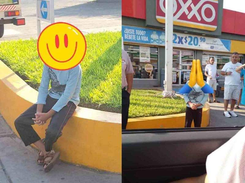 papás olvidan a su hijo en un Oxxo camino a la playa