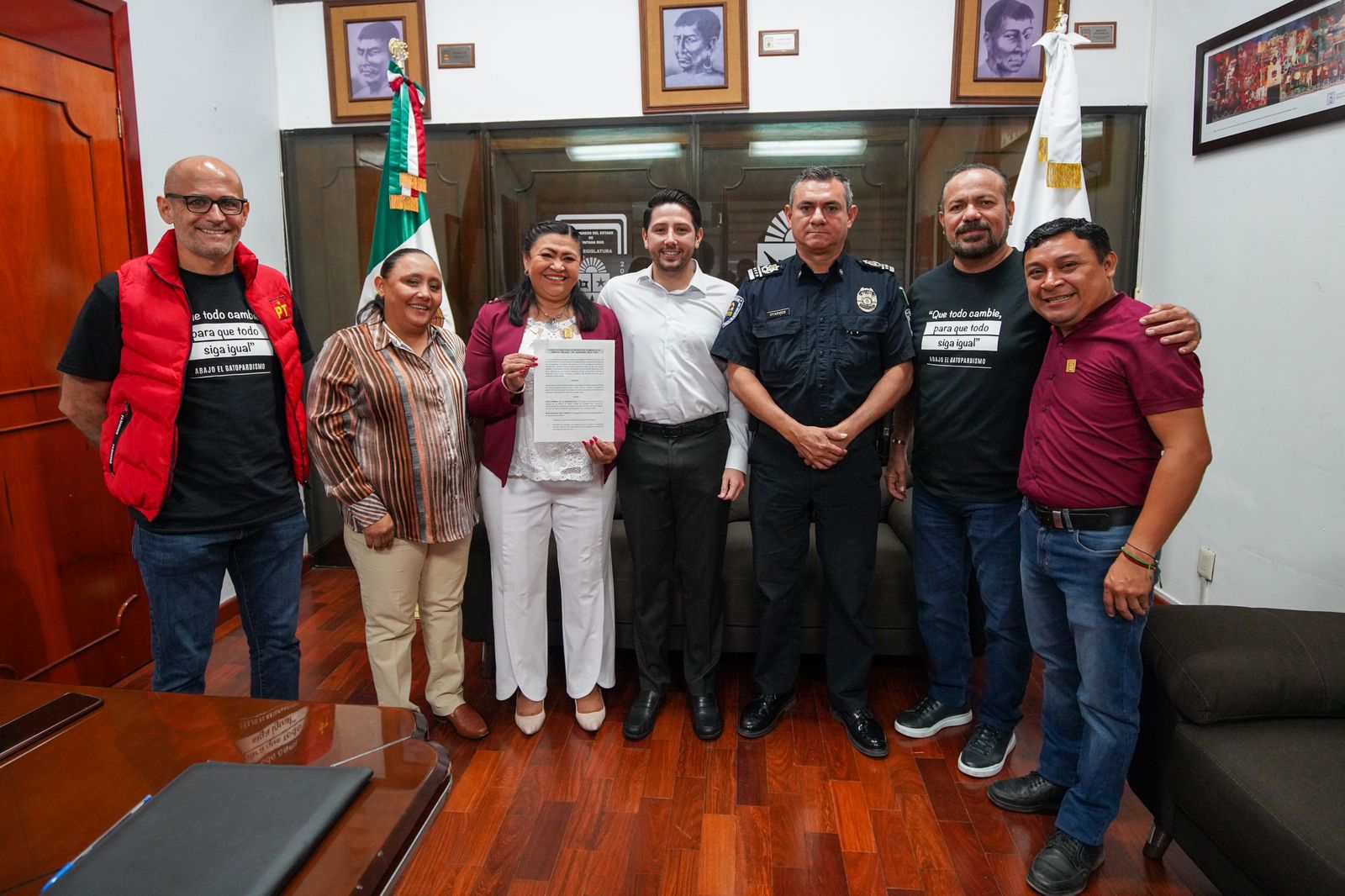 Gobierno de Mara Lezama entrega al Legislativo nueva Ley de Seguridad Ciudadana