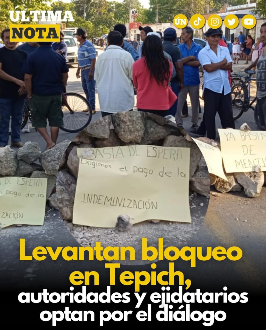 Levantan bloqueo en Tepich