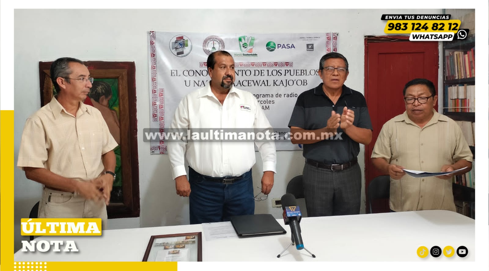 Cumple seis años casa de la crónica en FCP