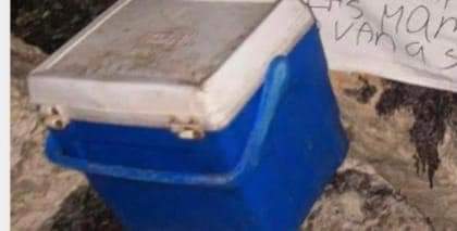 Halla una nevera con cabeza humana en el interior en Tulum