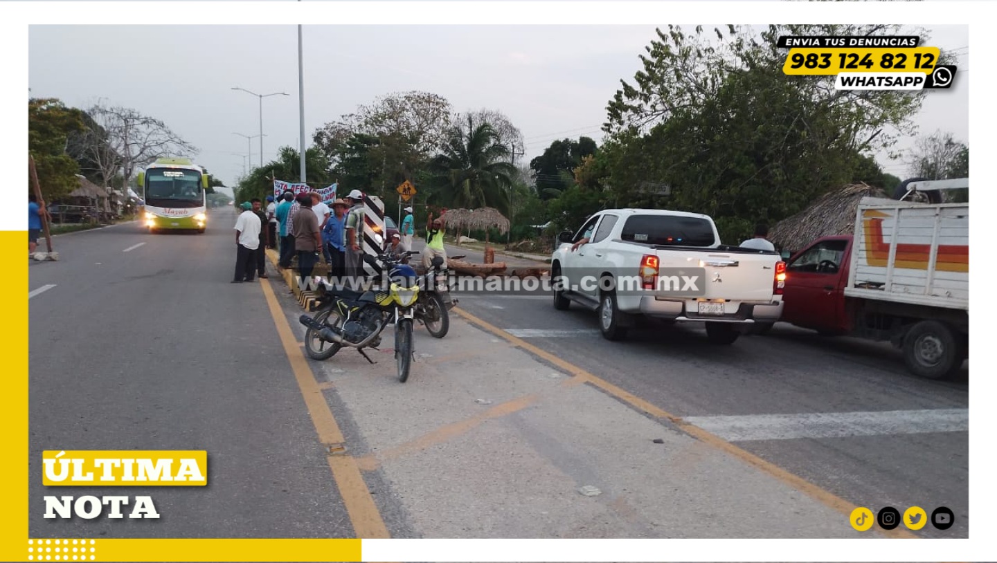 Bloquean vía corta por exigencia de pago de indemnización