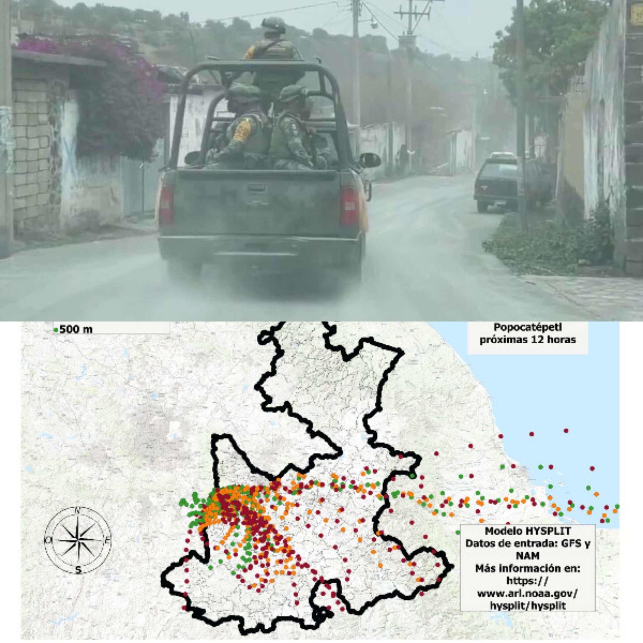 Popocatépetl: Suspende vuelos aeropuerto de Puebla por caída de ceniza